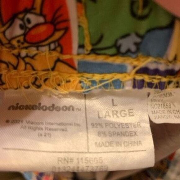 Nickelodeon Size Large Lounge Pajama Sleep Pants - Picture 3 of 4
